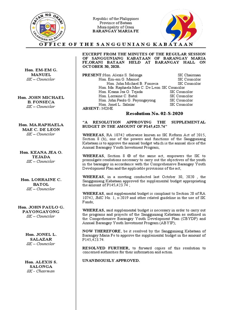 sk-reso-for-approving-supplemental-budget-pdf-policy-government