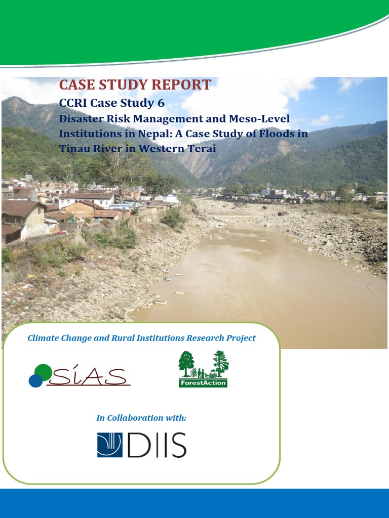 Case Study Report Tinau Flood | PDF | River | Flood