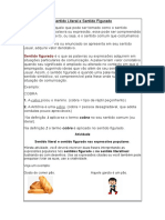 Atividade de Sentido Literal e Figurado PDF