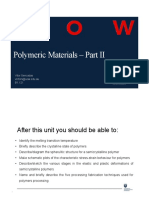 Polymeric Materials - II