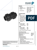 Cone Check Valve S4 PVC - PP - PVDF 1