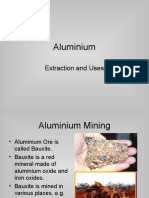 Aluminium: Extraction and Uses