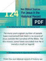 124 Citations About Jesus in History - Non Biblical