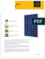 Fiche Technique Panneau Polycristallin 260Wc SolarWorld