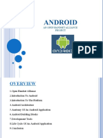 Android: An Open Handset Alliance Project