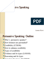 Persuasive Speaking