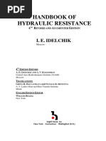 Handbook of Hydraulic Resistance by I. E. Idelchik | PDF | Fluid