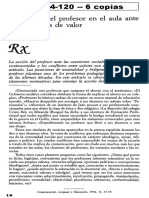 Trilla - La Actitud Del Profesor en El Aula Ante Los Conflictos de Valor (PP 33-38)