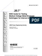Ieee Guide For Testing Mediumvoltage Metalenclosed Switchgear Fo