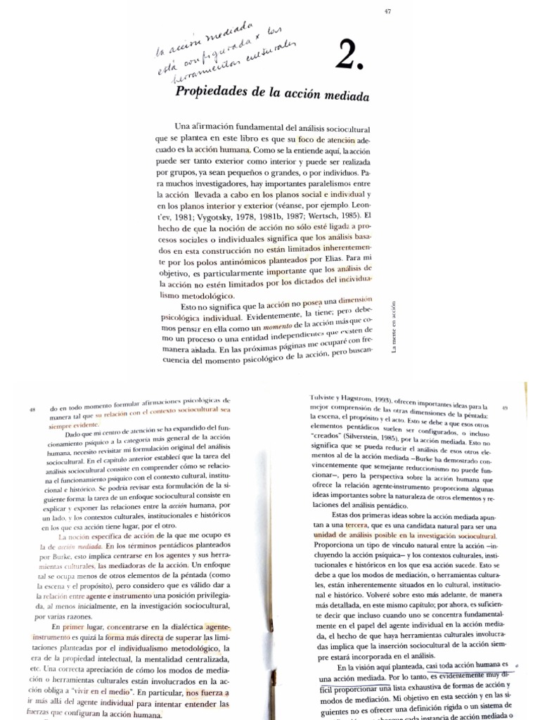 Wertsch. La Mente en Acción | PDF | Science | Ciencia filosófica