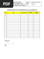 Form04 -  External Master List Of Documents