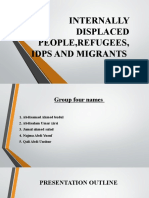 Internally Displaced People, Refugees, Idps and Migrants