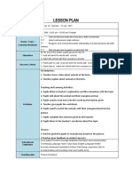 Lesson Plan: Week / Day / Date