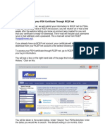 Guide To Accessing Your PDH Certificate v2012