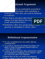 Definitional Argument Slides