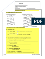 Possessive Adjective and Pronoun Sts