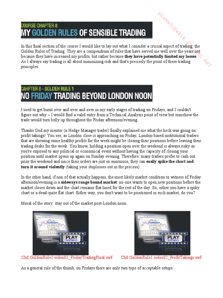 Essential Trading Rules for Risk Management | PDF | Interest Rates ...