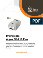 Manual Argox OS 214 Plus