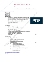 9691-CIE-Answers (3.3) - Comp Architecture and Fetch Execute Cycle