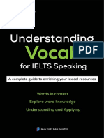 Understanding Vocab For IELTS Speaking