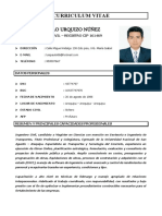 CURRICULUM VITAE LUIS PAULO URQUIZO NUÑEZ - No Documentado