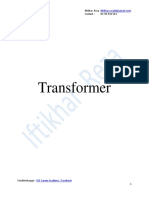 Transformer: Iftikhar Reza Contact: 01715 591 542