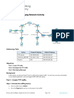 7.1.2.7 Packet Tracer - Logging Network Activity