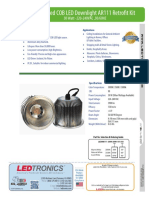 Advanced COB LED Downlight AR111 Retrofit Kit: 30 Watt - 220-240VAC, 50/60HZ