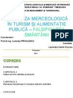 Prezentare PP Laurentiu Vasile Ciurcea - Expertiza Merceologică În Turism Și Alimentație Publică