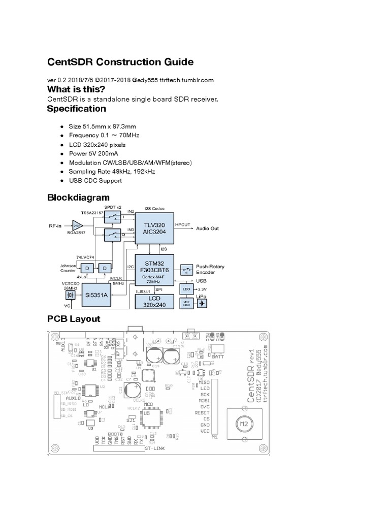 Centsdr Construction Guide: What Is This? Specification | PDF ...