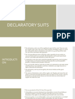 Declaratory Suits