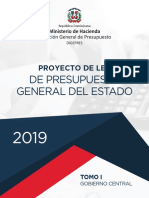 Presupuesto General del Estado 2019