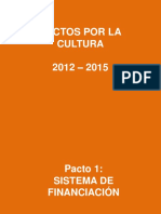 Informe de Cumplimiento de Pactos Por La Cultura 2012 - 2015 Alcaldía de Pasto