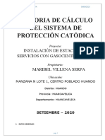 CÁLCULO DE PROTECCIÓN CATÓDICA