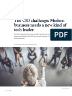 The CIO Challenge: Modern Business Needs A New Kind of Tech Leader
