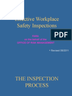 workplace safety inspection  training