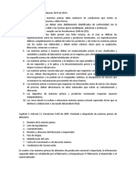 Rotulado y almacenamiento de materias primas alimentarias