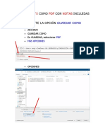 Cómo Guardar PPTX Como PDF Con Notas Incluidas