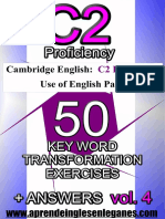 C2 Proficiency 50 Key Word Transformations-2asnwers