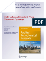 Determination of Limit of Stability Profiles For Liquefied Natural Gas: A Thermodynamic Approach