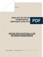 Modelo Notas Explicativas A Los Estados Financieros