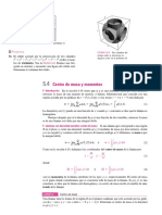 Centro de Masa y Momentos. Cálculo Vectorial
