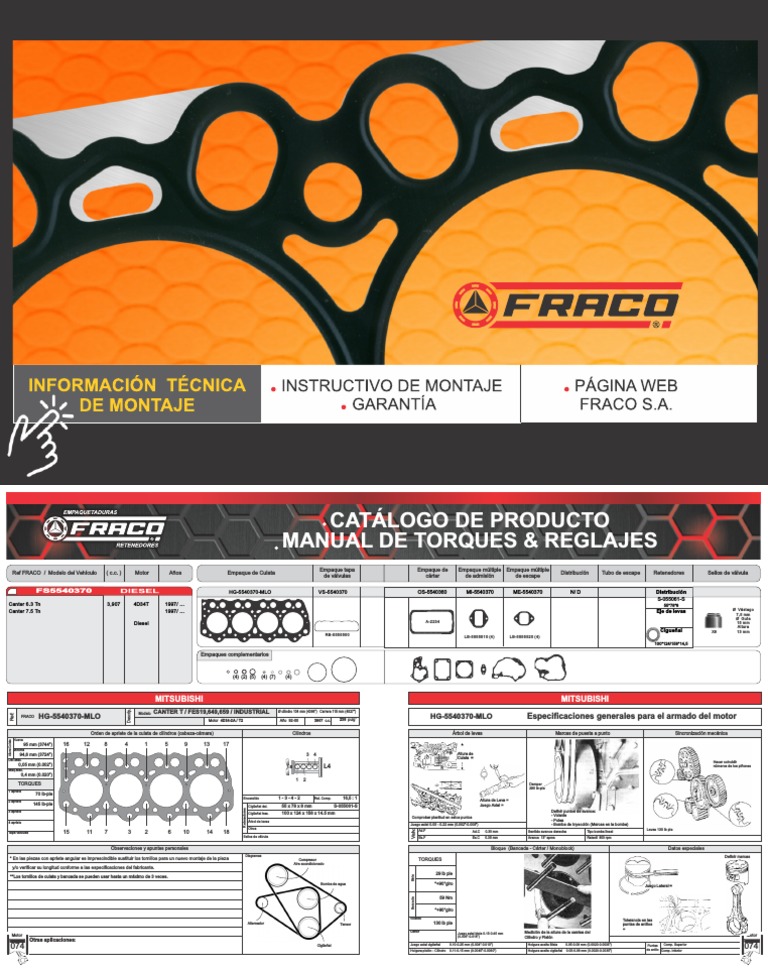 Torque de Biela y Bancada PDF