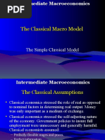 The Classical Macro Model