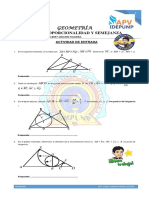 ACTIVIDAD DE ENTRADA - Proporcionalidad y Semejanza