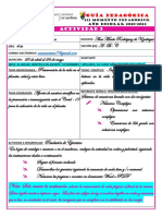 GUIA PEDAGOGICA MATEMATICA 4to AÑO