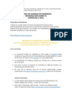 Info Del Centro de Idiomas Extranjeros A-2021 2