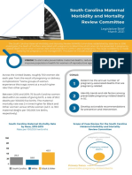 2021 South Carolina Maternal Morbidity and Mortality Review Committee Legislative Brief