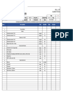 Bill of Quantities: Job No. DRG No. Sheet No. 1 of 1 Rev. Designed Checked Date Josi House No