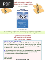 Synchronization Algorithms and Concurrent Programming